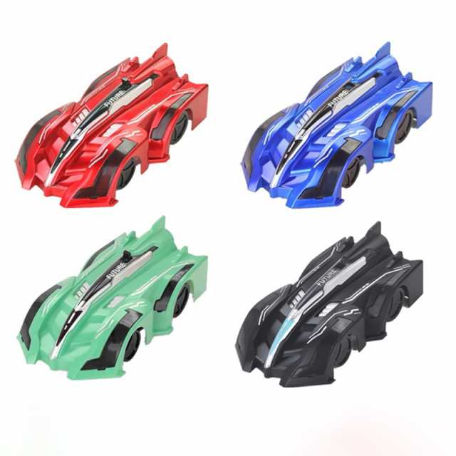 リモートコントロールカーとライト電気ウォールクライミングドリフトスタント Rc レーシングカーのおもちゃ子供のための新年のギフト 直売お値下 ラジコン WALL CLIMBER ウォールクライミングカー 壁走行可能車 青