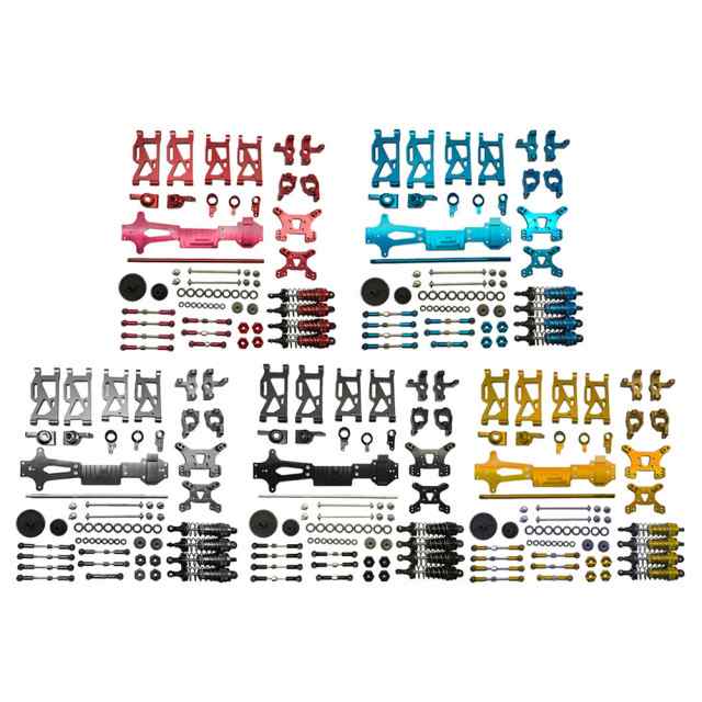 Wltoys144001トラックDIYパーツ用Rcスペアメタルキットフロントステアリングカップ