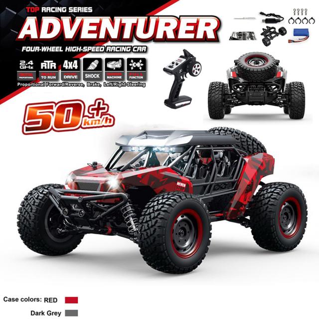16106 1:16 Rc カー Led 4wd 50km/h オフロード車 高速ドリフト