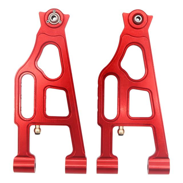 Losi Super BajaRey1/6デザートトラックと互換性のある耐久性のあるアルミニウム合金フロントロアアーム高品質サーボアクセサリー