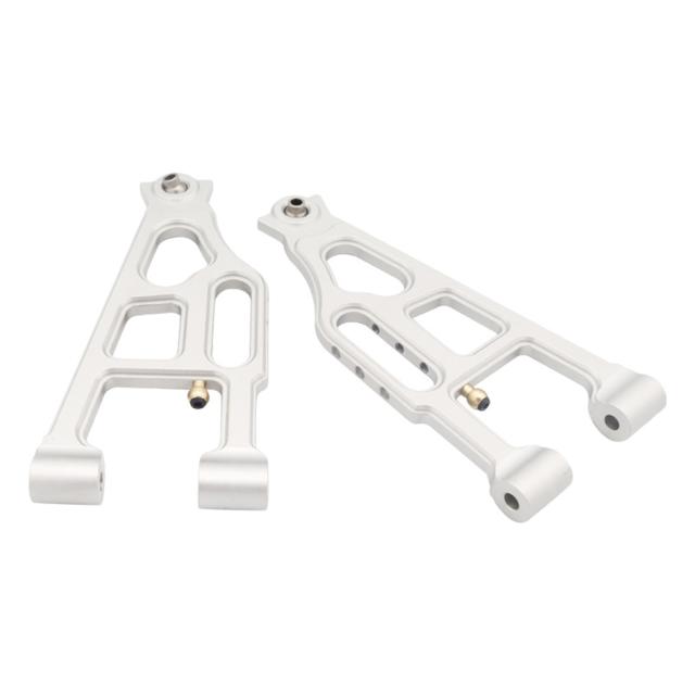 Losi Super BajaRey1/6デザートトラックと互換性のある耐久性のあるアルミニウム合金フロントロアアーム高品質サーボアクセサリー