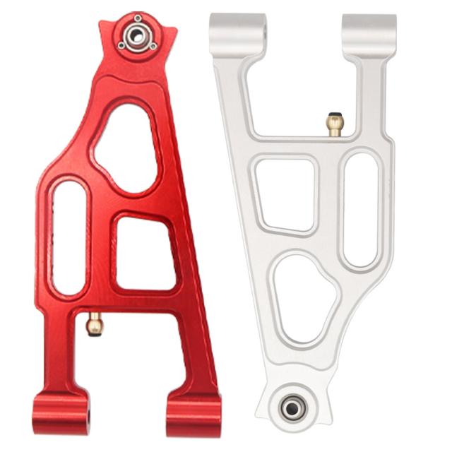 Losi Super BajaRey1/6デザートトラックと互換性のある耐久性のあるアルミニウム合金フロントロアアーム高品質サーボアクセサリー