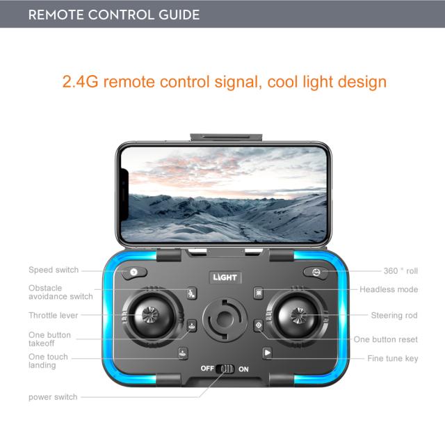 カメラ ドローン 4k プロフェッショナル デュアル Hd カメラ付き 360度