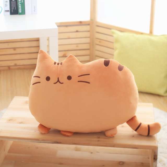 40 × 30 センチメートルかわいいビスケット猫ぬいぐるみおもちゃ