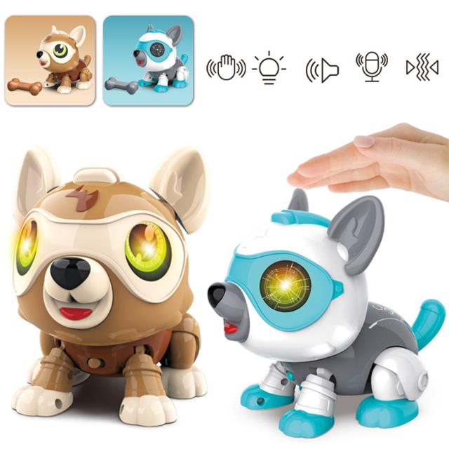 インテリジェントロボット犬のおもちゃ音声起動タッチスマートセンサー