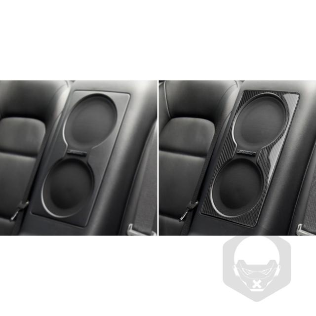 防水カーボンファイバーリアホーンカバートリムカースタイリング装飾ステッカー Gtr R35 用と互換性ユニバーサル左右駆動 防水カーボンファイバーリアホーンカバートリムカースタイリング装飾ステッカー Gtr R35 用と互換性ユニバーサル左右駆動
