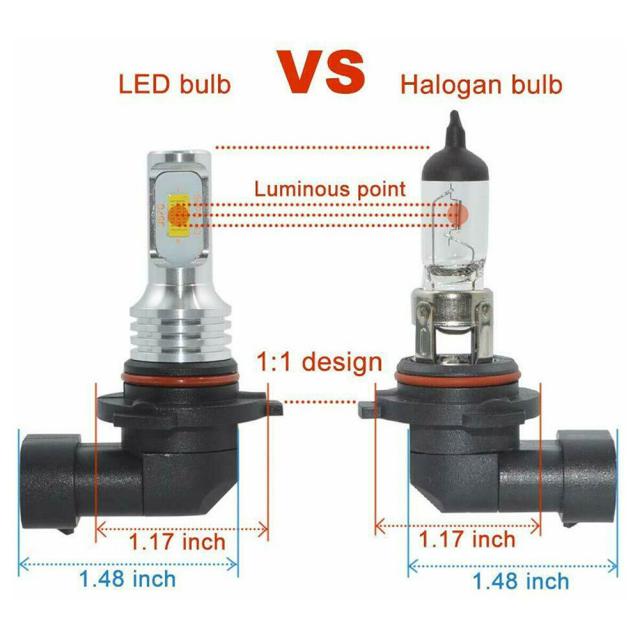 6 個の Led ヘッドライト電球 6000k フォグライトキット シボレー 