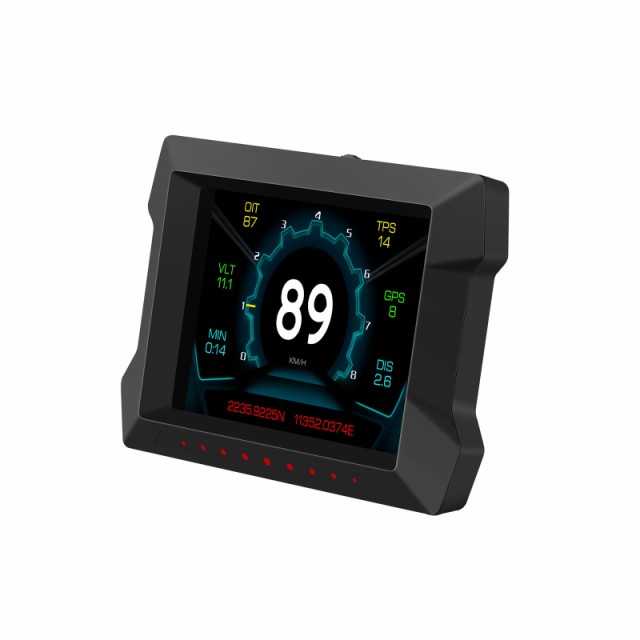 デュアル システム Hud Obd2 Gps ヘッドアップ ディスプレイ Hd Obd LCD 計器 速度計 スロープ メーター 車の障害コード クリア検出器