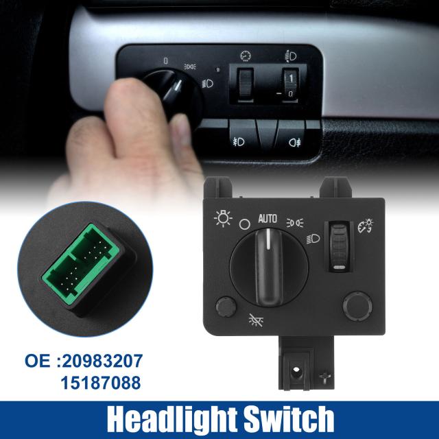 車のヘッドライト スイッチの交換 20983207 15187088 2004 - 2012 シボレー コロラド Gmc に対応 5,198円