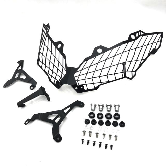 オートバイのヘッドライト シールド ガード プロテクター ステンレス鋼ヘッドランプ グリル カバー Versys650 の互換性の通販は 5,305円