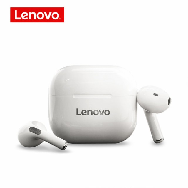 ワイヤレスイヤホン Bluetoothイヤホン Lenovo LP40白色 新品 - イヤフォン