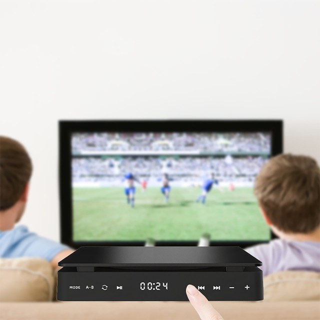 ホームDVD/VCDHdビデオプレーヤーHi-Fiステレオスピーカー1080P多機能ポータブルミニCdプレーヤーの通販は