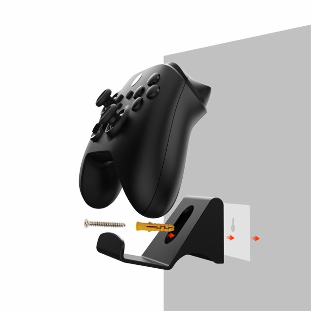 安心の正規品通販 2個の壁掛けブラケットゲームハンドルコントローラーヘッドセットフックハンガーユニバーサルストレージシェルフホルダーPs5/Xbox  /Switc