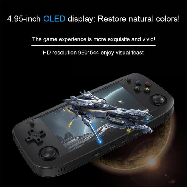 RG503レトロノスタルジックビデオゲームコンソールHdフルビュースクリーンステレオスピーカーハンドヘルドゲーム機_12