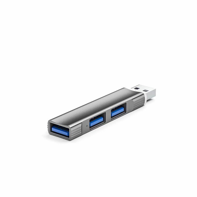 アルミニウム合金3ポートUsb3.0ハブコンパクトポータブルインラインUsb