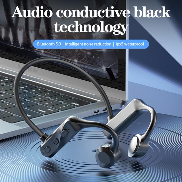 K69 骨伝導 Bluetooth対応 ヘッドセット ワイヤレス バイノーラル