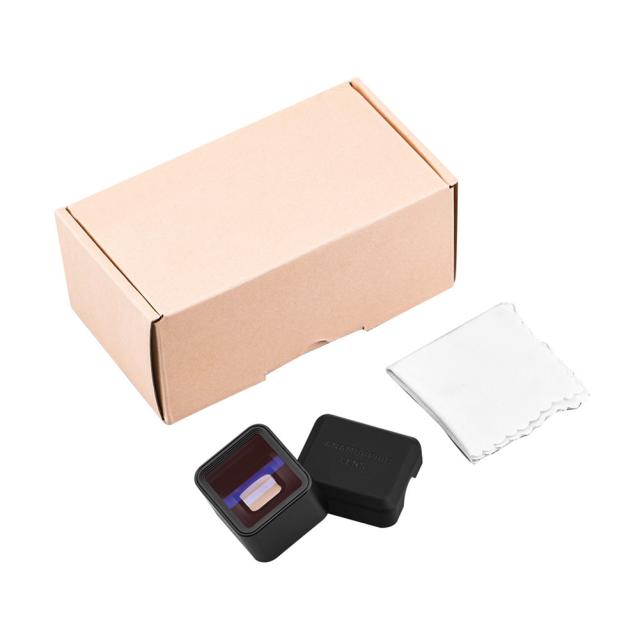 HD 1.55x シネマ レンズ Gopro9 アクション カメラ ワイド スクリーン ブラシ付きブルーライト アナモルフィック レンズと互換性あり_2