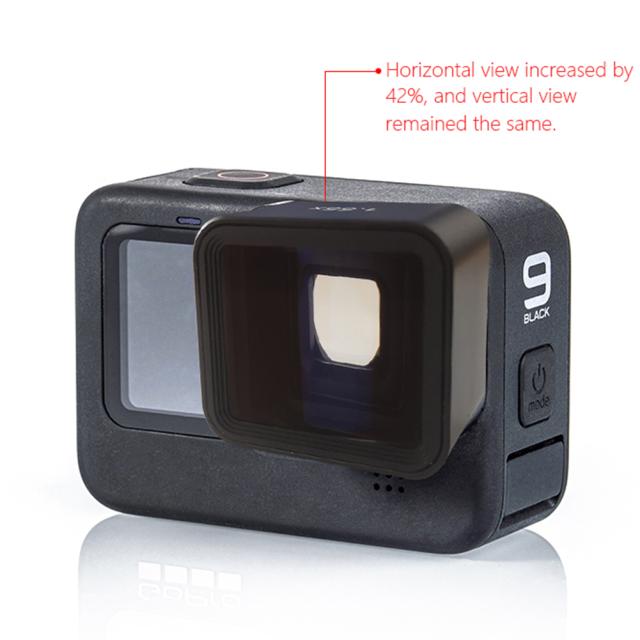 HD 1.55x シネマ レンズ Gopro9 アクション カメラ ワイド スクリーン ブラシ付きブルーライト アナモルフィック レンズと互換性あり_9