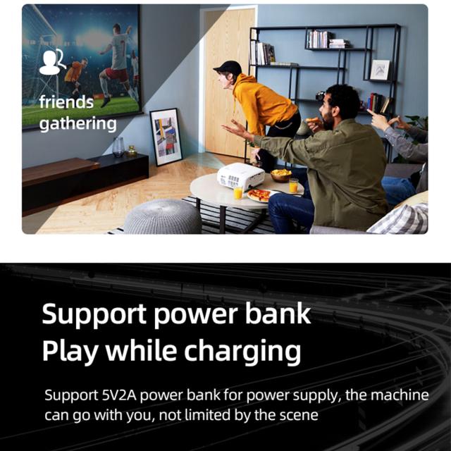 Yg300 Pro Android ミニ プロジェクター ワイヤレス Hdmi 互換 USB