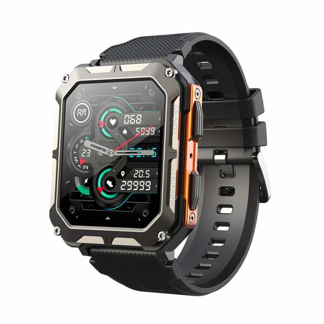 スマートウォッチ Bluetooth 防水 防塵 スポーツウォッチ 腕時計