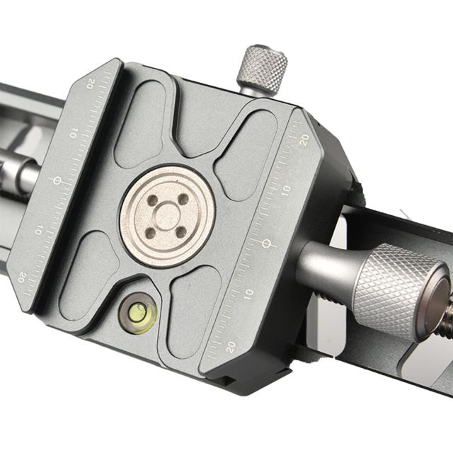 Vm-18 マクロ フォーカシング レール スクリュー ノブ クランプ付き アルミ合金 レンズ フォーカス チューニング ベース アルカ タイプに対応