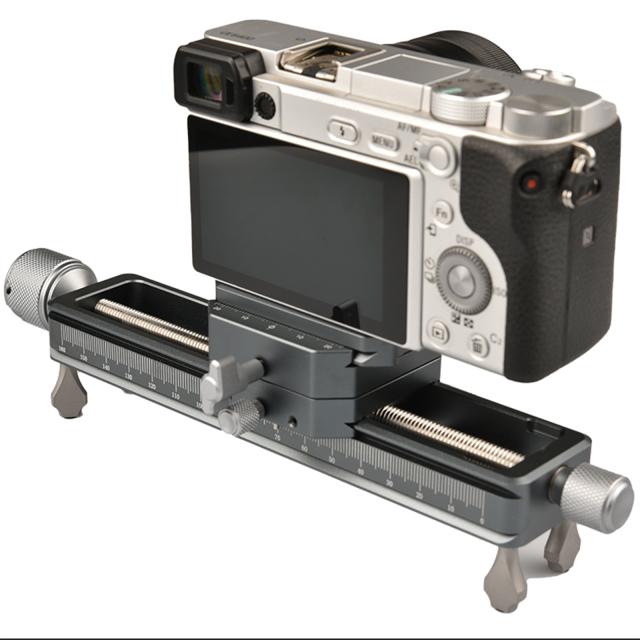 Vm-18 マクロ フォーカシング レール スクリュー ノブ クランプ付き アルミ合金 レンズ フォーカス チューニング ベース アルカ タイプに対応