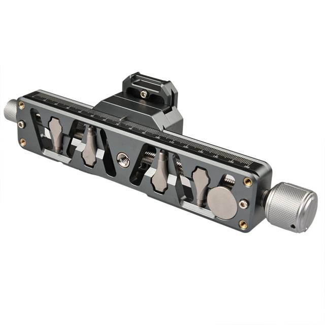 Vm-18 マクロ フォーカシング レール スクリュー ノブ クランプ付き アルミ合金 レンズ フォーカス チューニング ベース アルカ タイプに対応