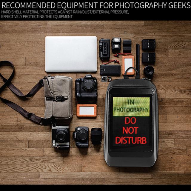 LEDバックパックディスプレイ画面広告マーケティングツール