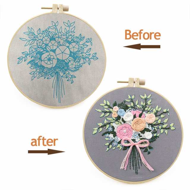 手作り Diy 3D 刺繍キット 水溶性 植物花柄 ヨーロピアンスタイル 手工芸 刺繍 素材 バッグ 初心者向けの通販はau PAY マーケット -  キューディショップ | au PAY マーケット－通販サイト