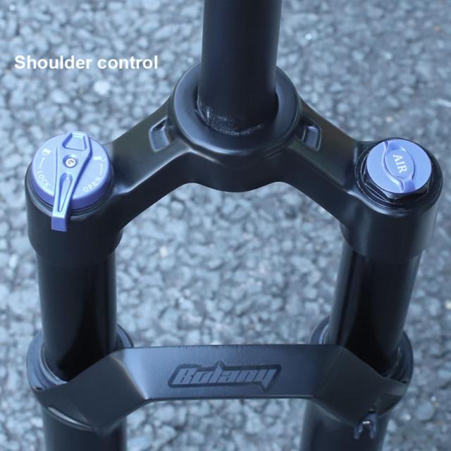 34mm マウンテン バイク フォーク アルミ合金ダンピング エア