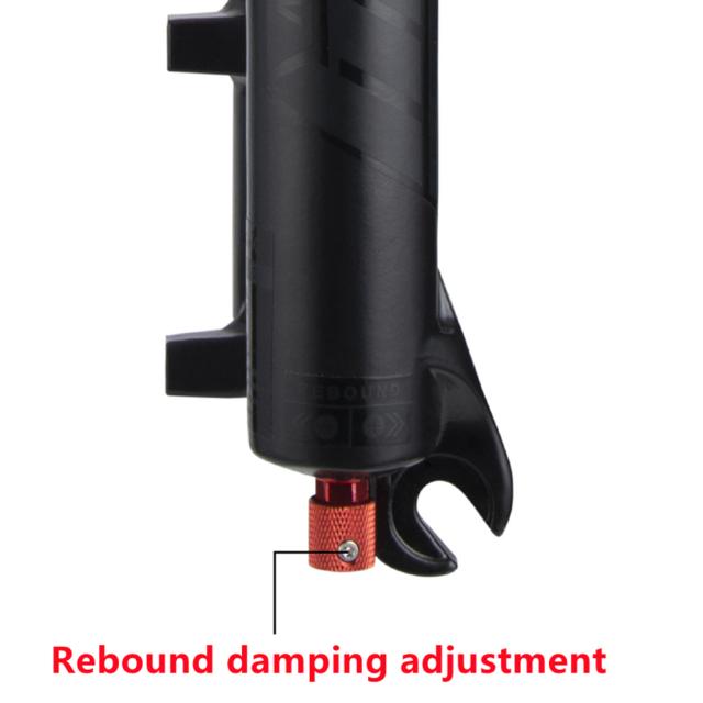 34mm マウンテン バイク フォーク アルミ合金ダンピング エア