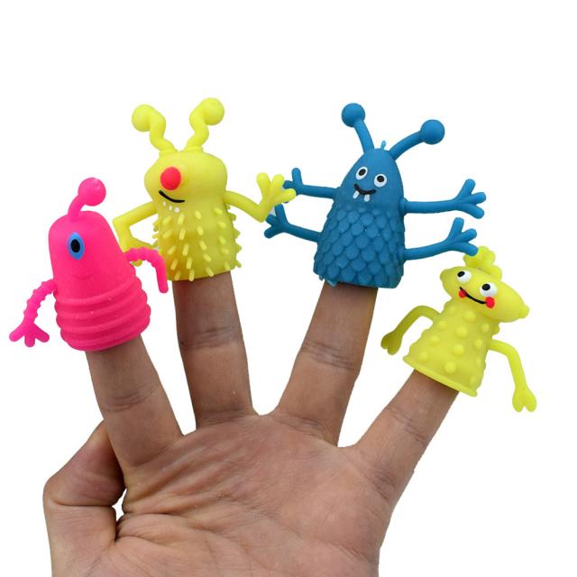 パラソルヘンベえ 指人形セット かわいい式ペンキャップおもちゃで4本/セット指人形セットの通販