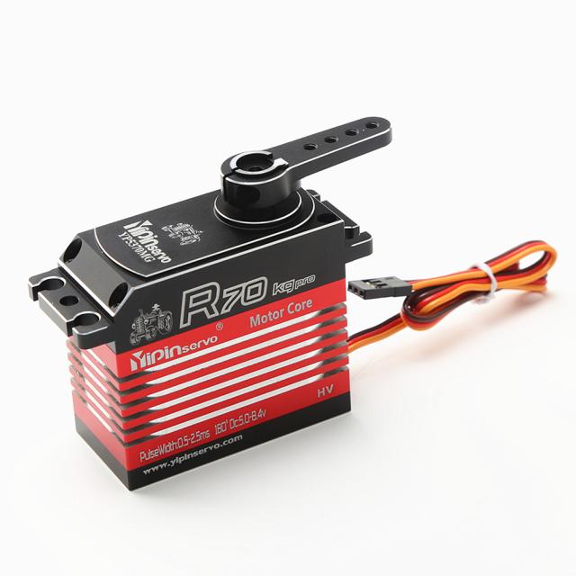 R70 70kgスーパートルクデジタルサーボ、1：5 Traxxas Arrma KratonBajaRcカーパーツ/ロボット/ボート/ヘリコプター用メタルアーム付き