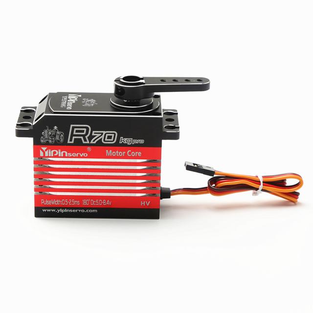 R70 70kgスーパートルクデジタルサーボ、1：5 Traxxas Arrma KratonBajaRcカーパーツ/ロボット/ボート/ヘリコプター用メタルアーム付き