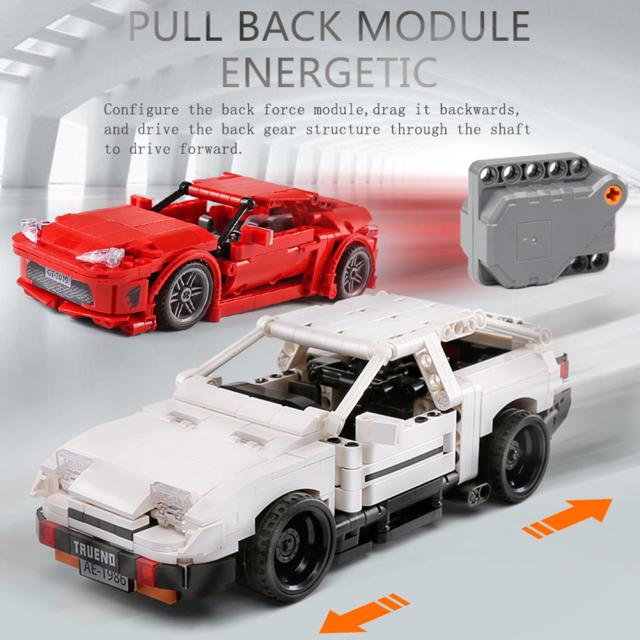 Ae86 レースカー ブロック ハイテクカーモデル 子供 おもちゃ