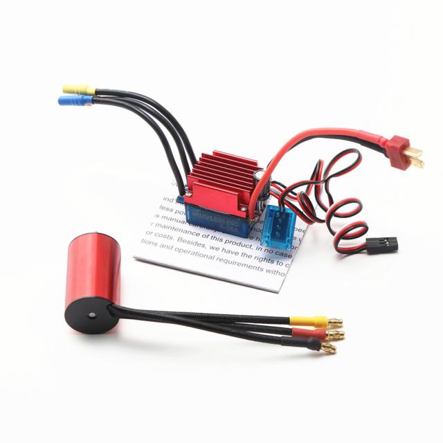 S2845 2845 3.175mm 防水ブラシレス モーター 2800kv/3700kv/4400kv/5900kv & 35A ブラシレス Esc Traxxas Trx4 Hsp 1/12 Rc カー用の通販は 4,834円