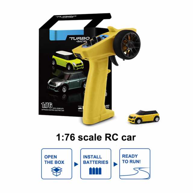 ターボレーシング 1:76 カラフルな Rc カーミニフルプロポーショナルと