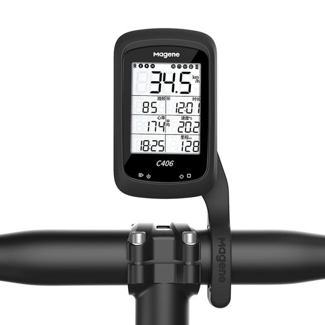 C406防水自転車Gpsスピードメーターバイクコンピューター英語版スピード走行距離計ANT+_13