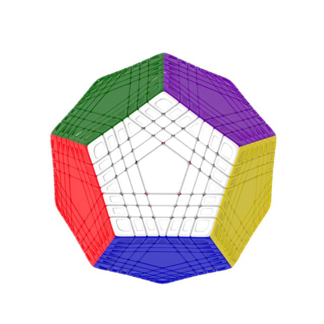 Yuxin Huanglong 7 × 7 × 7 十二面体マジックキューブスピードパズルキューブ子供立方体 Magico おもちゃ誕生日プレゼントの通販は 8,654円