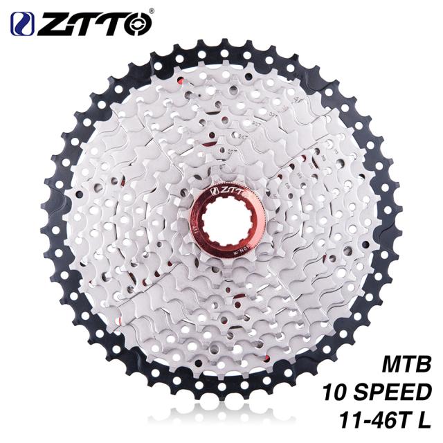 ZTTO 11-46 T 10スピード10秒ワイドレシオMTBマウンテンバイク自転車カセットギア自転車フライホイールの通販は 5,191円