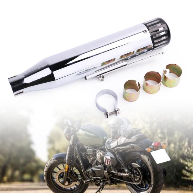 クルーズプリンスレトロストリートカー用エキゾーストパイプメタルサイレンサーモーターサイクルモディフィケーションアクセサリー