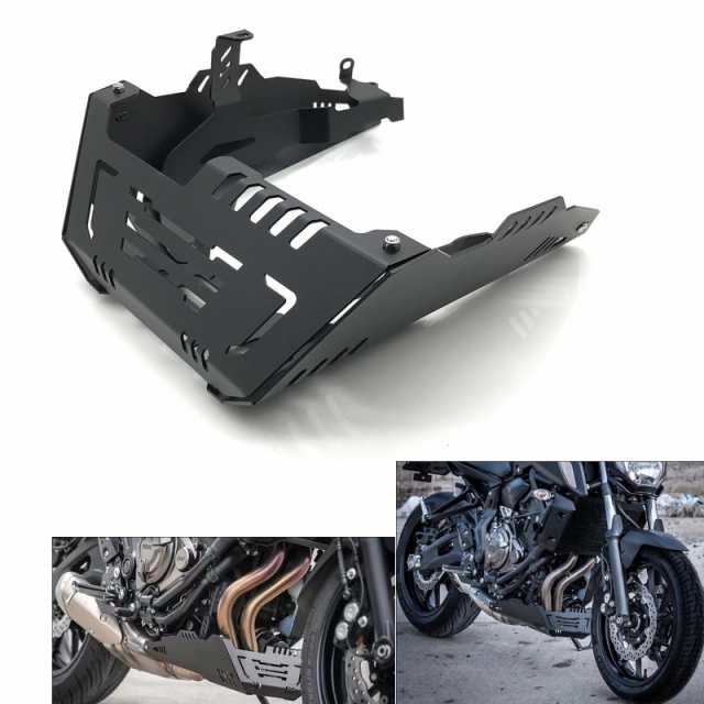 ヤマハMT07XSR700用オートバイステンレス鋼スキッドプレートエンジンガードシャーシ保護カバー