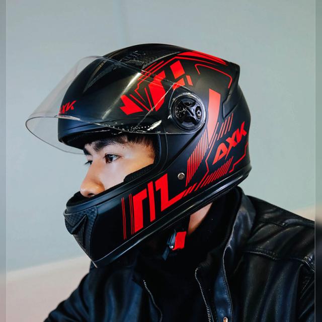 新品 フリップアップ 内蔵レンズ システム フルフェイスヘルメット 3XL