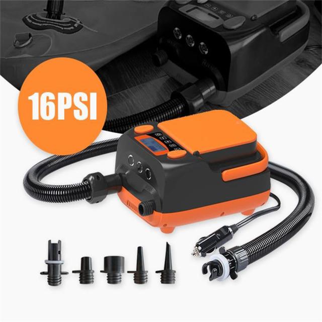 カヤック用インフレータポンプ12v高圧セグメント化インフレーション滑り止めハンドストラップインフレータポンプ カヤック用インフレータポンプ12v高圧セグメント化インフレーション