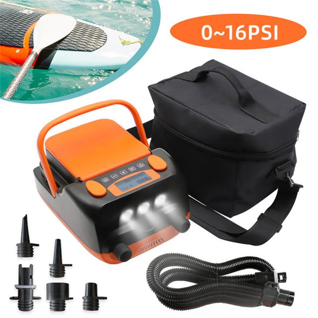 カヤック用インフレータポンプ12v高圧セグメント化インフレーション滑り止めハンドストラップインフレータポンプ_2