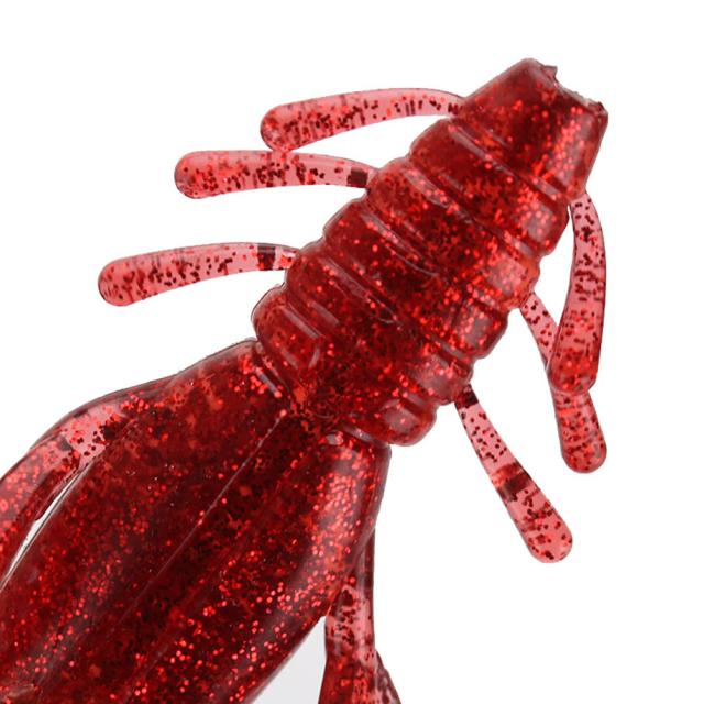 4 個 10 センチメートル/10 グラムソフト釣り餌ザリガニ形状偽餌釣り