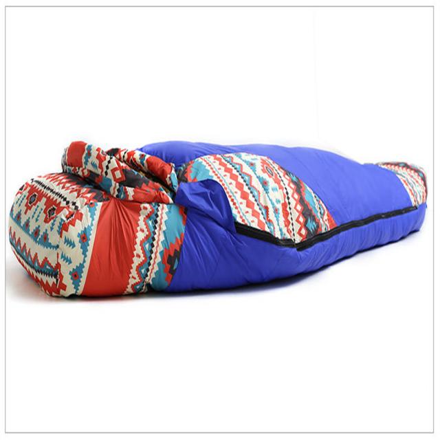 ウォームダウン寝袋、アウトドア超軽量コンパクトポータブル防水防風ジッパースリーピングポーチ、キャンプハイキング用 ウォームダウン寝袋、アウトドア超軽量コンパクトポータブル防水防風