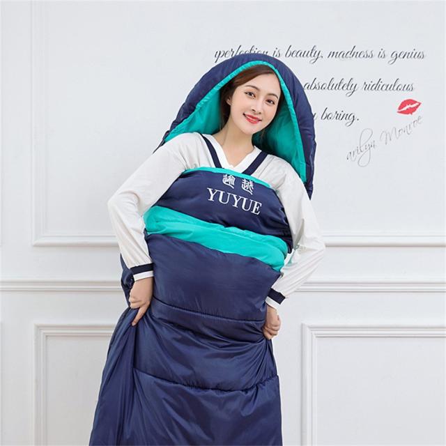 キャンプ用寝袋防水パワーバンク暖房厚く暖かい封筒スタイルのアンチ