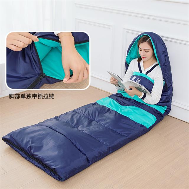 キャンプ用寝袋防水パワーバンク暖房厚く暖かい封筒スタイルのアンチ