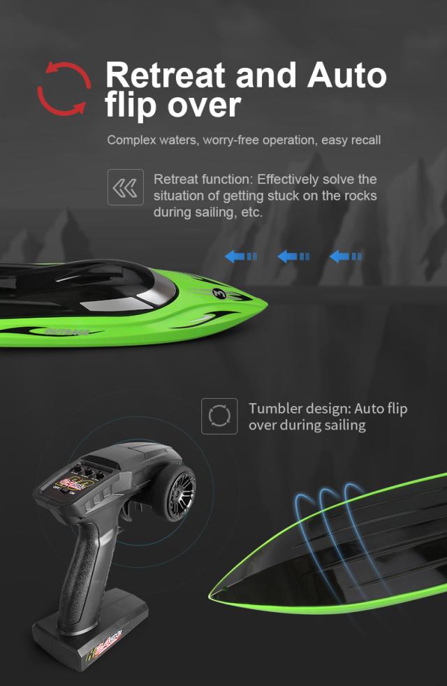 リモコンスピードボート2.4gウォータースピードボートレースおもちゃRc